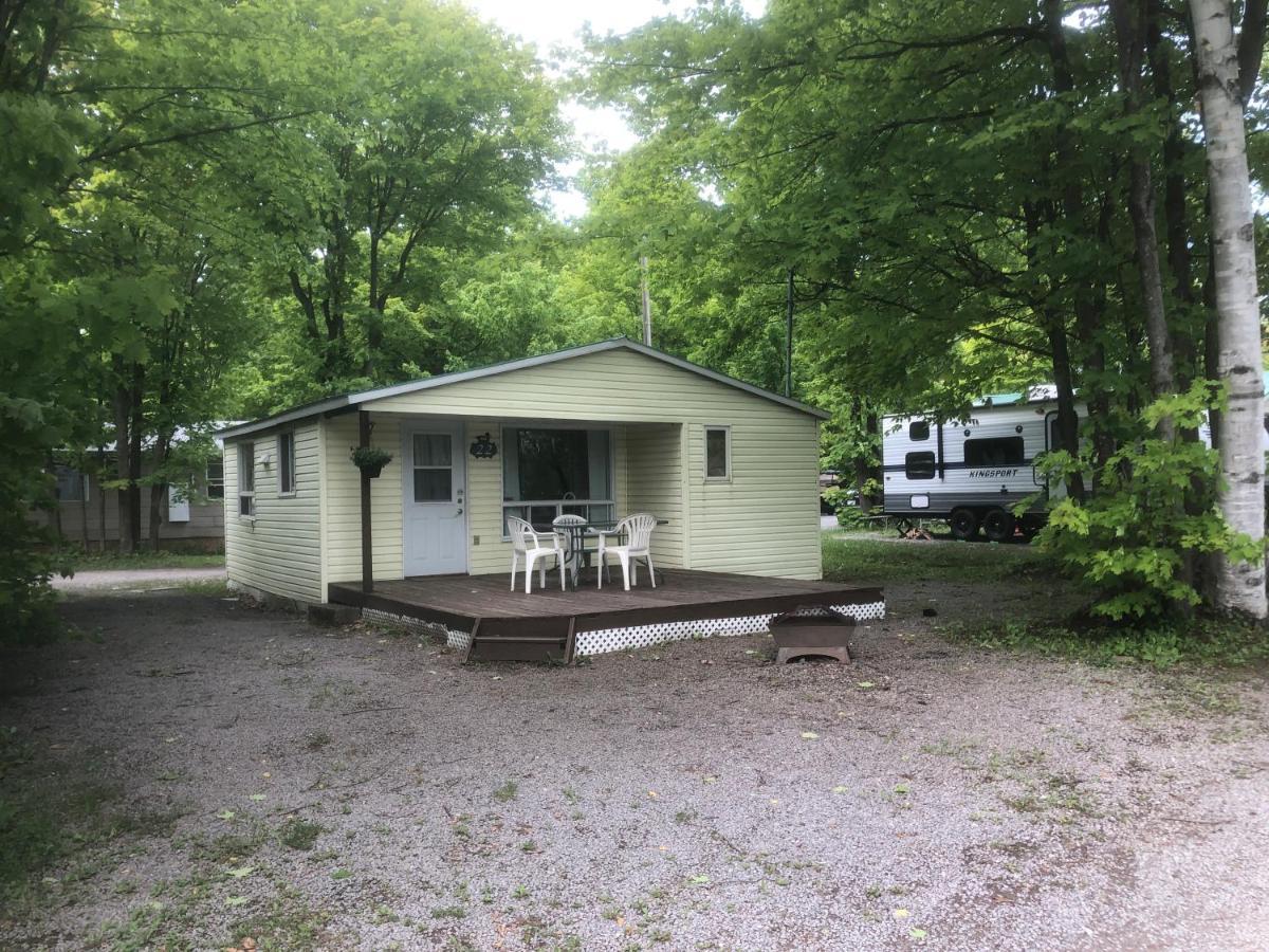 Camping Chalets Lac St-Augustin Quebec Exteriér fotografie