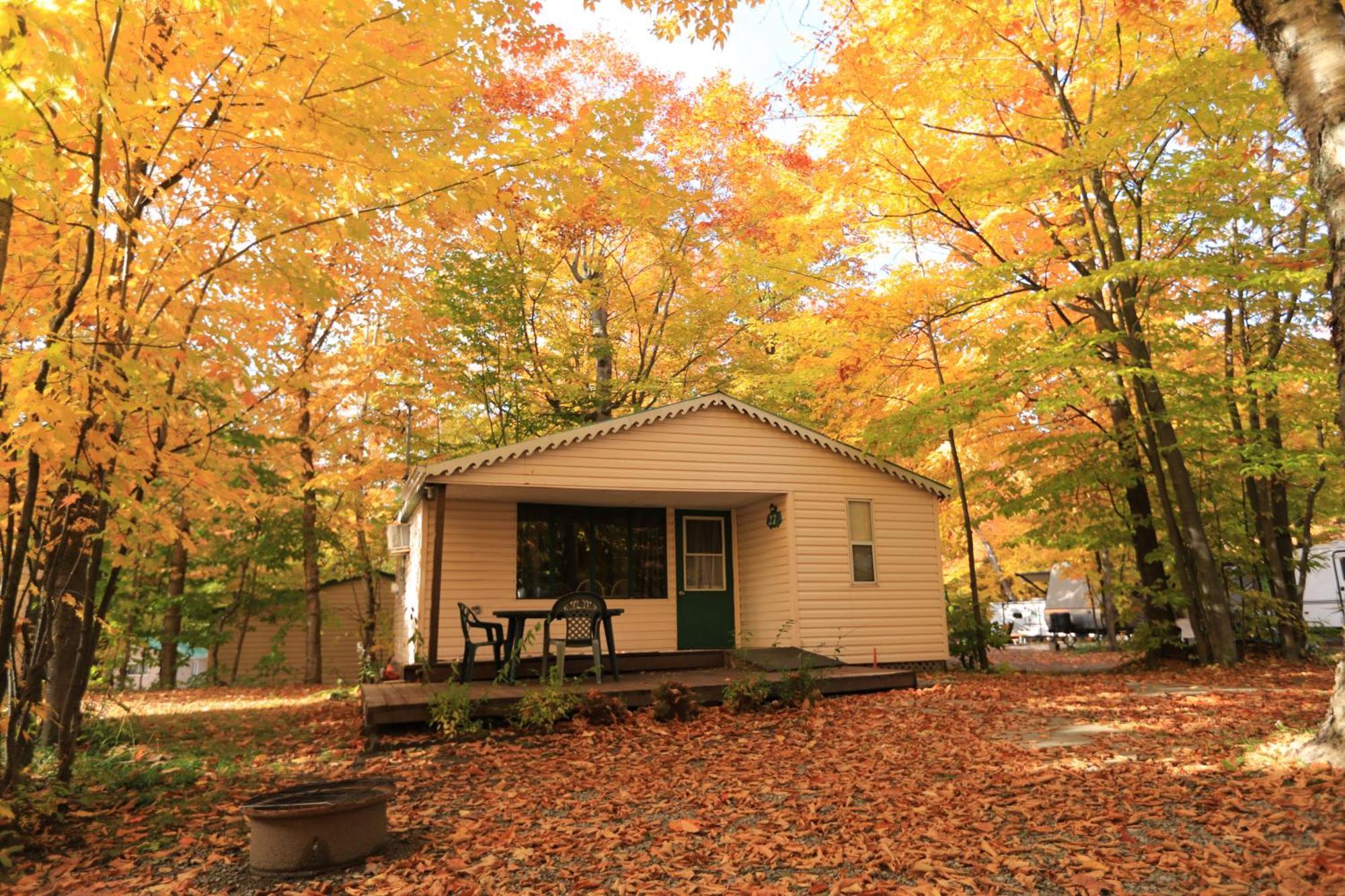 Camping Chalets Lac St-Augustin Quebec Exteriér fotografie