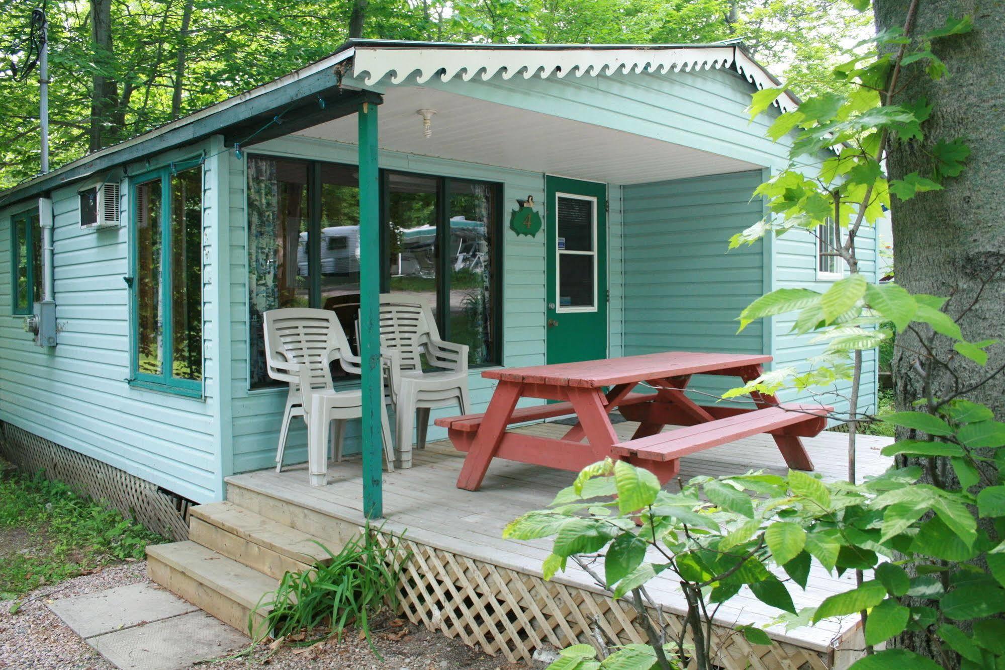 Camping Chalets Lac St-Augustin Quebec Exteriér fotografie